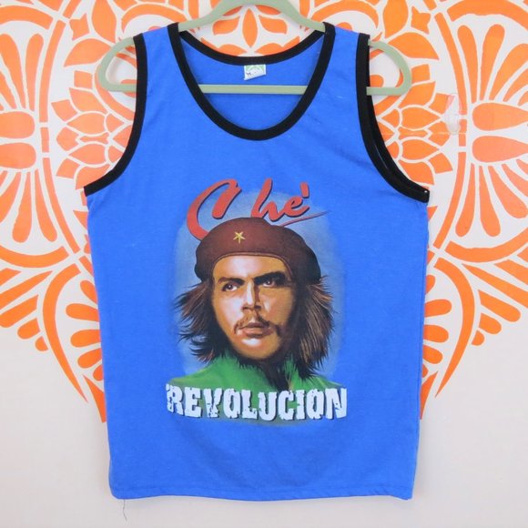 Thailand Other - Che Guevara Revolution Blue Tank Top L